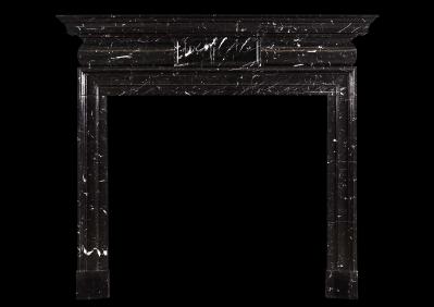 Dark and handsome - dramatic marble antique fireplaces