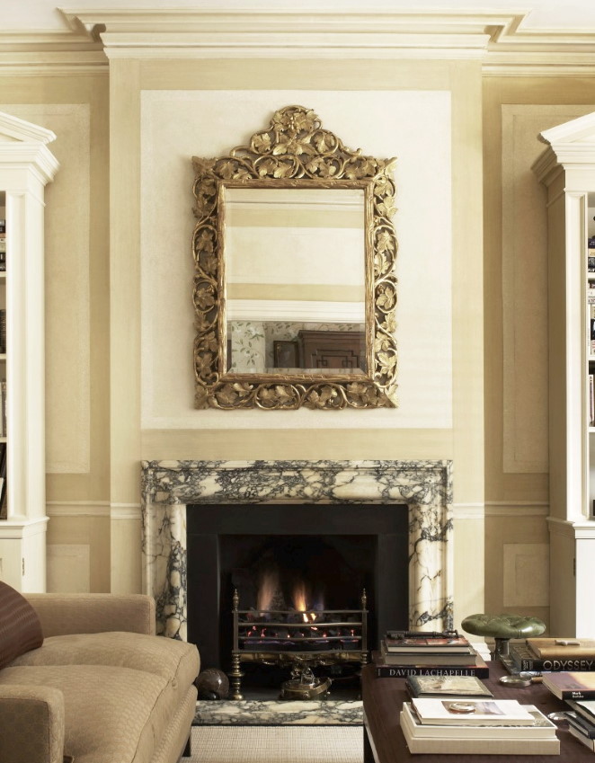 antique fireplace