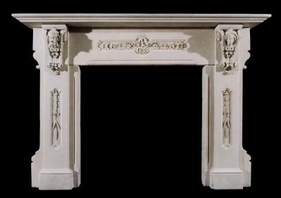 Go Gothic with a Revival fireplace