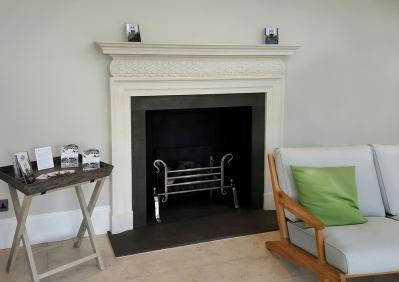 A fireplace for a Chelsea garden orangery