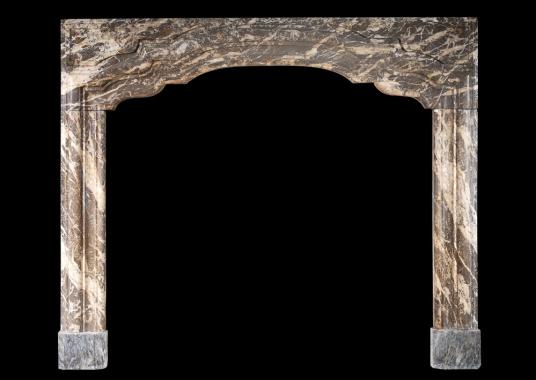 An 18th century Georgian marble fireplace