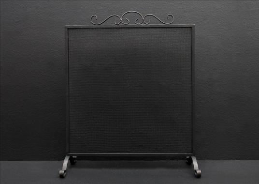 A Simple Wrought Iron Firescreen