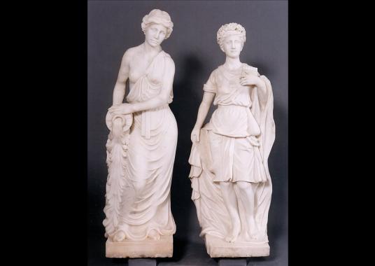 Statuary Marble Female Figures of Classical Fform