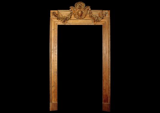 18th Century (circa 1720) George II Pine Doorway