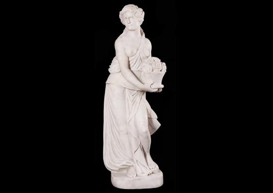 A Late 19th Century Italian Carved Statuary Marble Figure