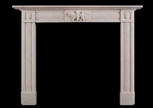 'Androcles and the Lion' - an early Regency style fireplace