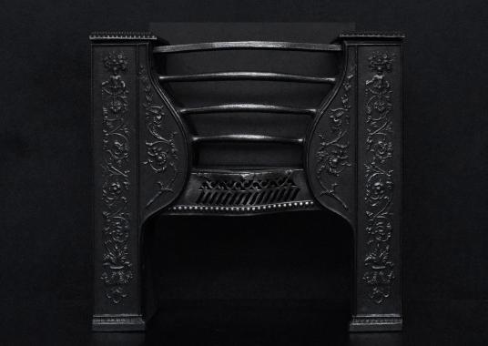 An elegant Georgian style hob grate