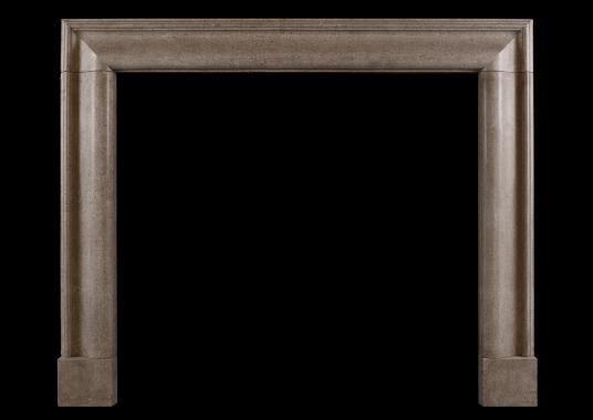 A Hopton Wood stone bolection fireplace