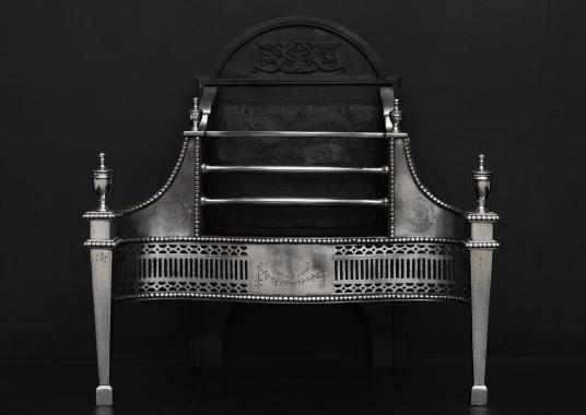 An English Steel Fire Basket