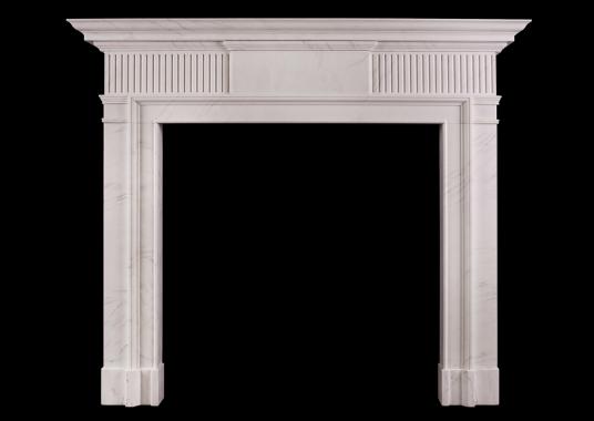 A Neo-Classical English fireplace