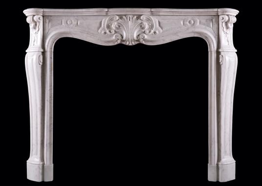A French Louis XV style fireplace