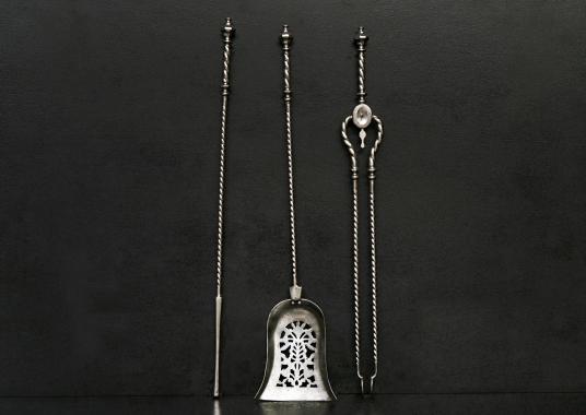 A good quality set of Georgian firetools