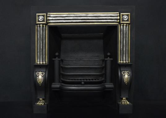 A Regency style register grate in the manner of George Bullock