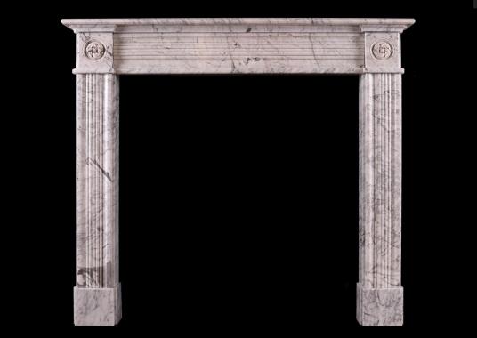A fine quality English Regency fireplace