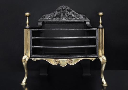 An English Regency style firegrate by Thomas Elsley