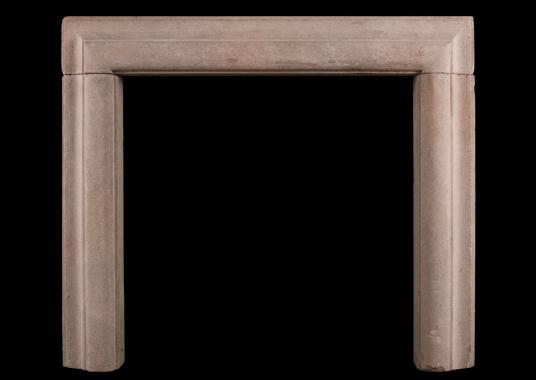A bolection fireplace in English Bath stone