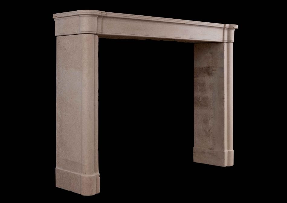 A period 18th century Directoire fireplace with half round columns