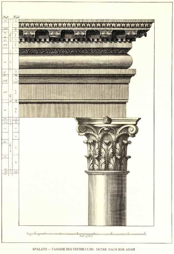 Tafel_013_Spalato_-_Kaiserpalast_Vestibulium_Fassadendetail_-_Robert_Adam_1764