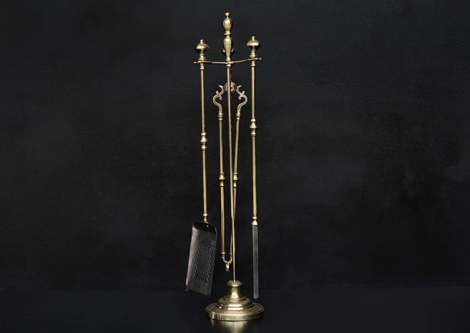 Brass-Firetool-Stand