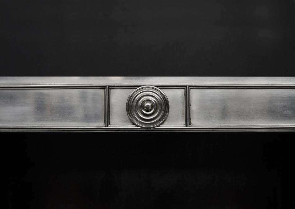 An elegant steel register grate