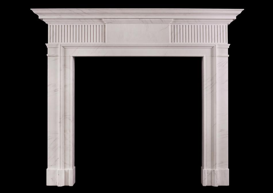 A Neo-Classical English fireplace