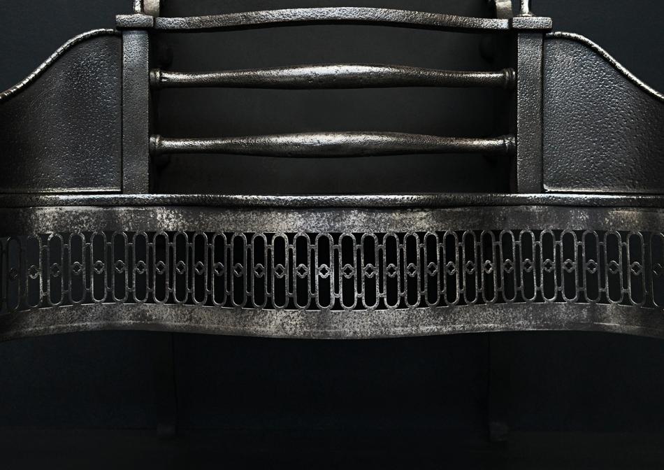 A well proportioned polished Georgian firegrate