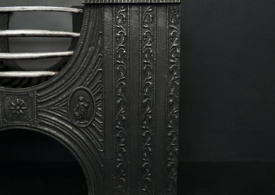 An English cast iron hob grate