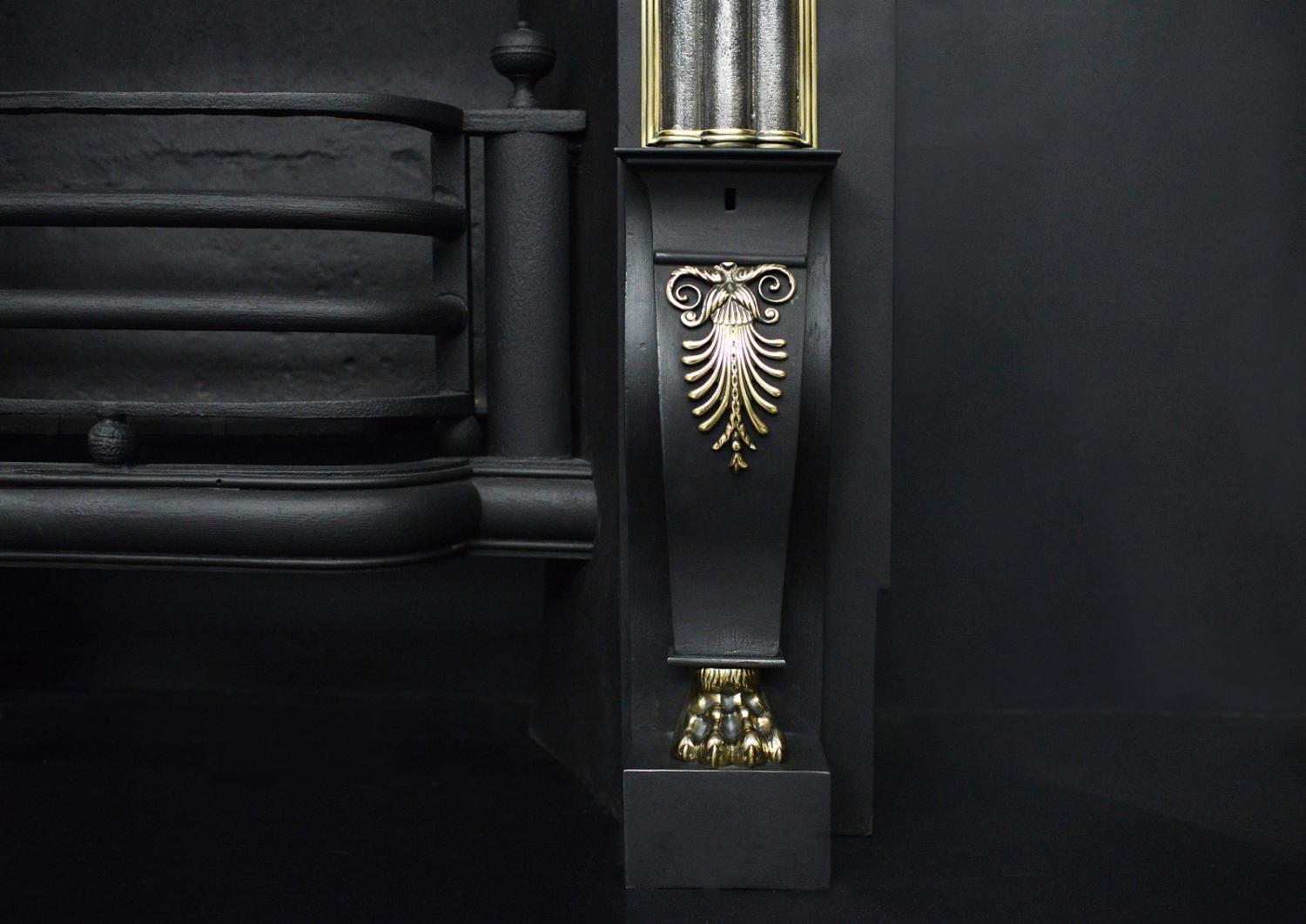 A Regency style register grate in the manner of George Bullock