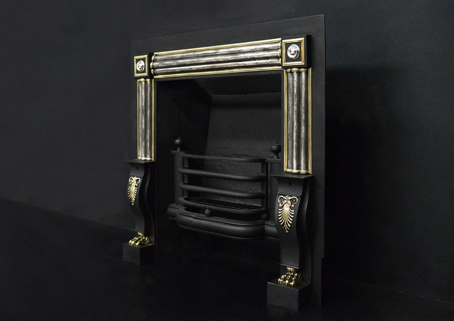 A Regency style register grate in the manner of George Bullock